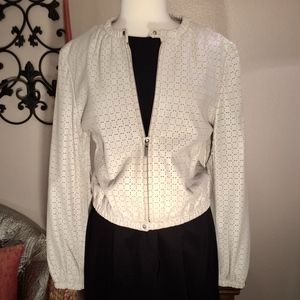 Vintage Kenneth Cole Leather Bomber Jacket